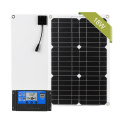 18W 12 V Solar Panel Kit Dual USB Port Off Monocrystalline Module with Solar Charge Controller SAE Connection Cable Kits