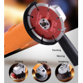 220V Multifunctional Angle Grinder Speed Adjustment Long Handle Metal Wood Stone Cutting Sanding Polishing Grinding