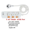 3AC 2USB 1.5M