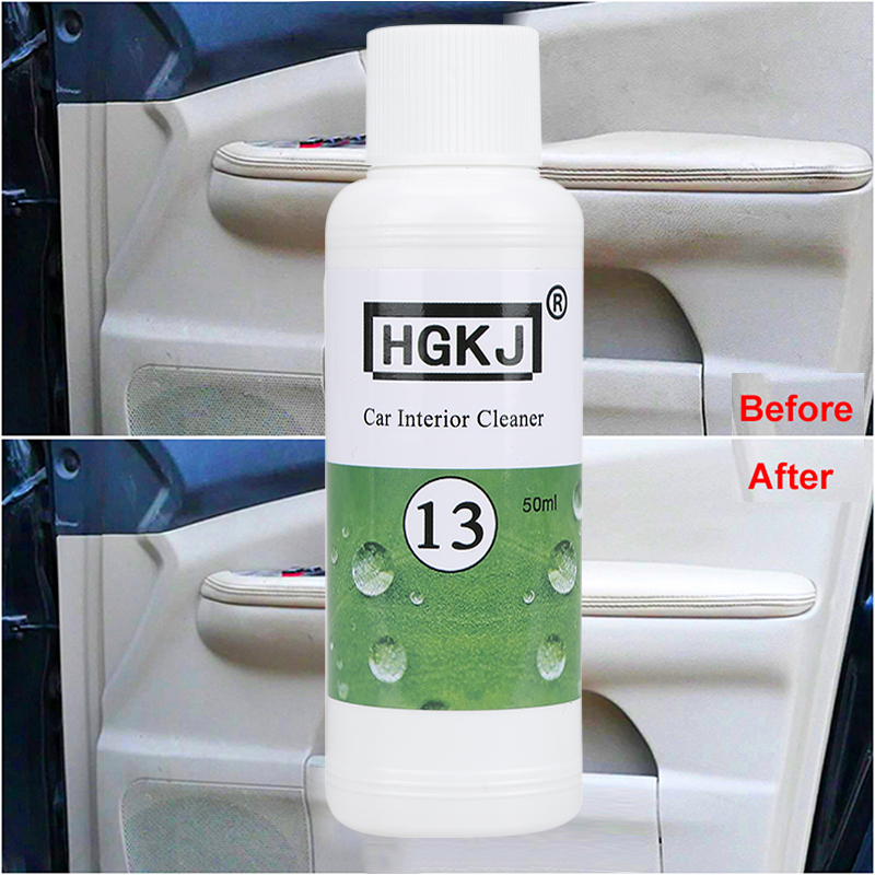 New 20/50ML HGKJ-8 Car Headlight Cleaning Fluid Repair Refurbishment Fluid Detergent Car Light Cleaner Carinterior Cleaner