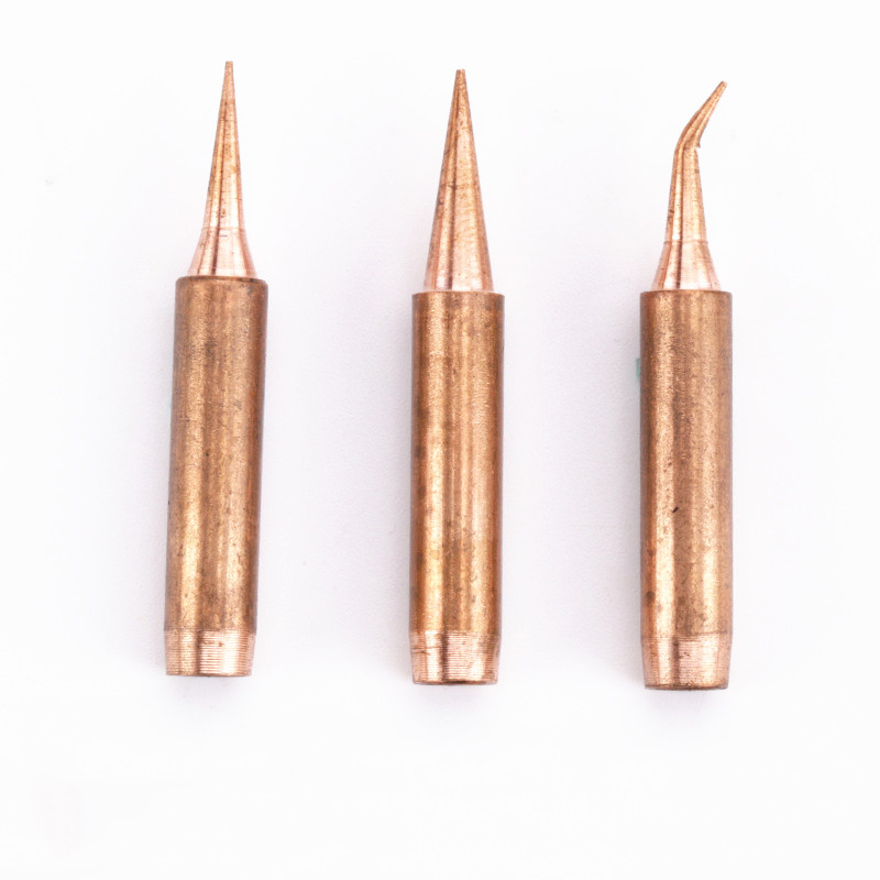 5/3pcs DIY Soldering Tip Set Copper Lead-free Electric Solder Iron Welding Replacement Tip Station Repair Welding Tips Tools Kit