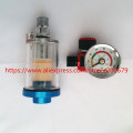 Scratch Spray Gun Air Regulator Gauge & In-Line Water Trap Filter Tool Spray Gun Regulator And Mini Spray Gun Air Filter