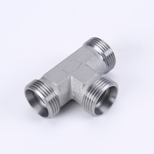 Hydraulic Adapter Fitting Carbon Steel Compression Tees