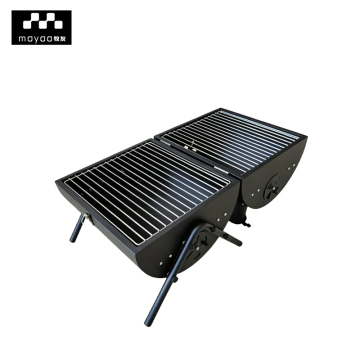 Easy-Carry Cylinder BBQ Grill for Outdoor Use