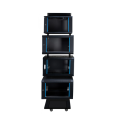 Precision IT system metal cabinet with wheels