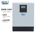 3KVA 2400W 24V 220V Solar Inverter Hybrid Inverter Pure Sine Wave Built-in MPPT Solar Controller Battery Charger Home Inversor