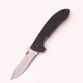 White serrated blade