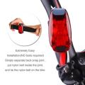 3 Colour Bicycle Light LED Taillight Rear Tail Safety Warning Cycling Portable Light USB Rechargeable Bicycle Light Flash Light