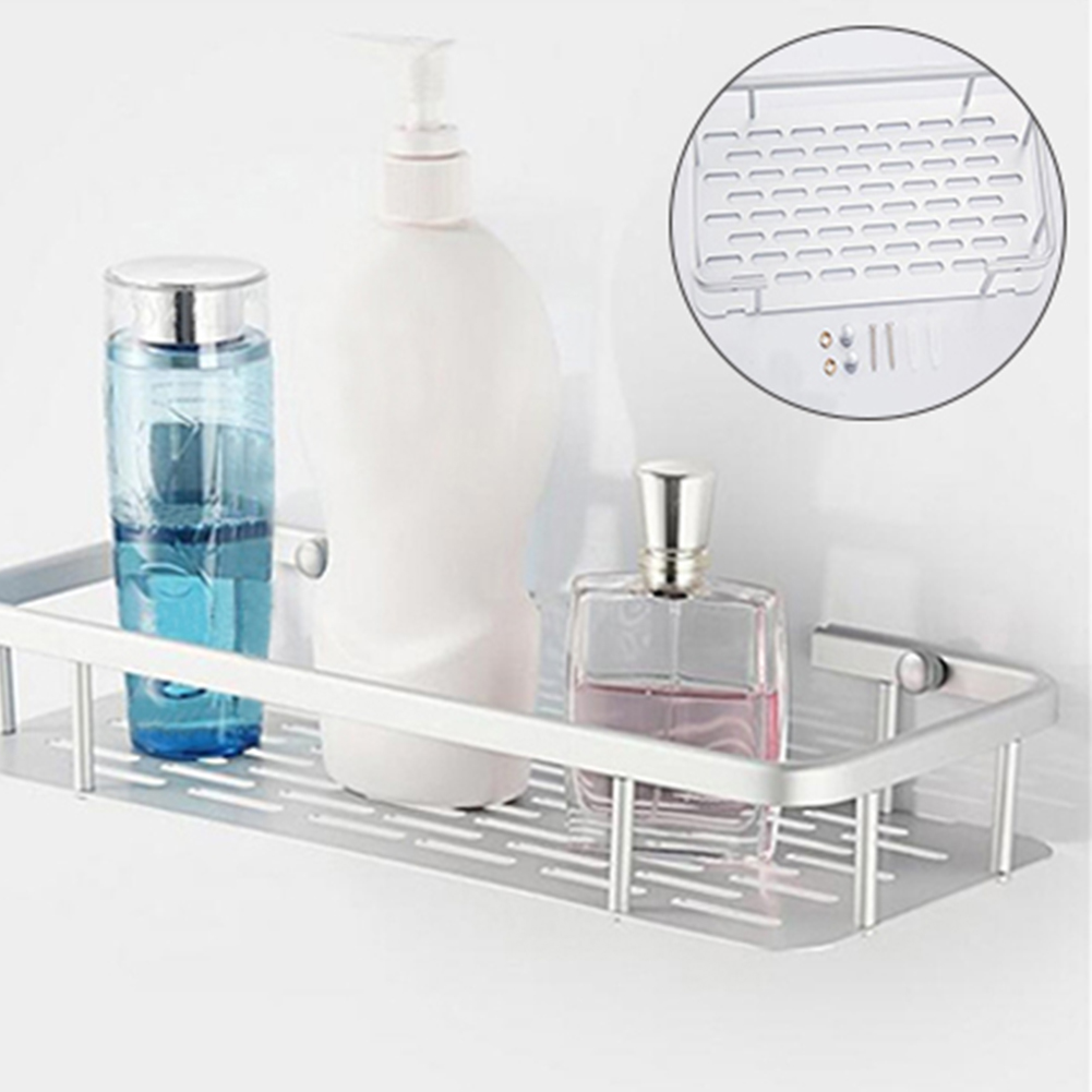 Space Aluminum Bathroom Shelf Shower Shampoo Soap Cosmetic Shelves Bathroom Accessories Kitchen Storage Organizer Rack Holder