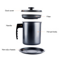 1.3L Leakproof Can Grease Container Kitchen Tool Kettle Cooking Separator Multifunction Frying Pot With Strainer Oil Storage