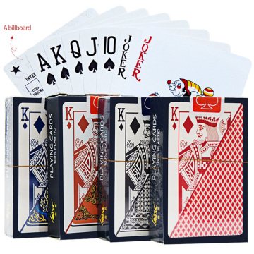 Poker PVC Waterproof Playing Cards Board Game Washable Plastic Deck Of Cards Poker Travel Games
