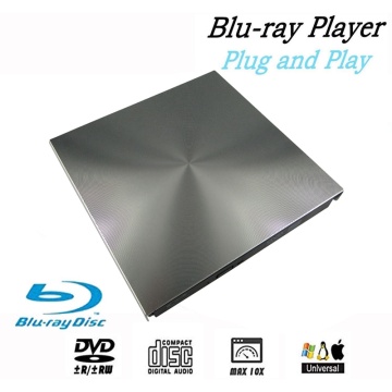 HOT-External 3D Blu Ray DVD Drive USB 3.0 BD CD DVD Burner Player Writer Reader for Mac OS Windows 7/8.1/10/Linxus,Laptop,PC