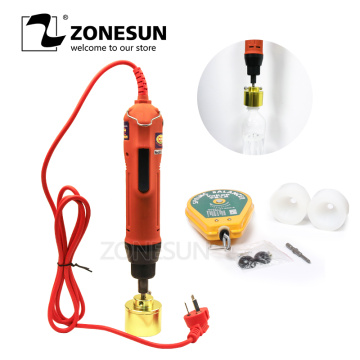 ZONESUN Manual Capping Machine Covers Screwing Machine Bottle Capper Round Bottle Plastic Bottle Capping Machines 10-30MM