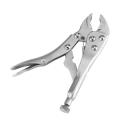 5/7/10 Inch Carbon Steel Anti Slip Round Jaw Pliers Locking Forceps Clamp Woodworking Clips Round Nose Pliers Hand Tool