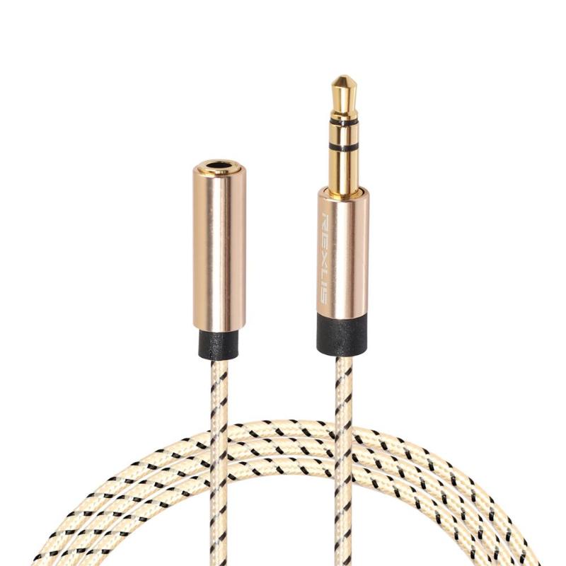 Braided Headphone Extension Cable 3.5mm Jack Male to Female Stereo Aux Audio Extender Cord for Earphones Earbugs Earplugs