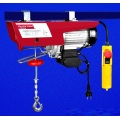 500--1000KG 12-20M 220V 50Hz 1-phase strong quality handhold portable winch, mini electric steel wire rope hoist lifting machine
