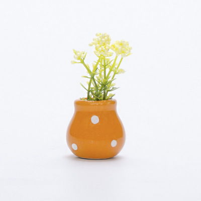 Mini artificial plant pot artificial foam flower plant bonsai set fake vase decoration flower home balcony DIY decoration