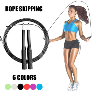 1pcs Skipping Rope Fitness Jumping Ropes Weight Loss Exercise Gym Boxing Training Portable Fitness Body Building Equipment