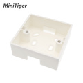 Minitiger External Mounting Box 86mm*86mm*34mm for 86mm Standard Touch Switch and Socket Apply For Any Position of Wall Surface