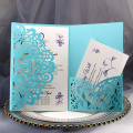 1pcs Laser Cut Wedding Invitation Card Business Card With RSVP Card Customize Greeting Cards Birthday Party Wedding Decoration