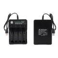 4.2V 18650 Charger Li-ion battery USB independent charging portable electronic 18650 18500 16340 14500 26650 battery charger