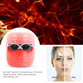 CkeyiN 3 Colors Electric Led Facial Mask Face Mask Machine Light Therapy Acne Mask Neck Beauty Led Mask Skin Rejuvenation