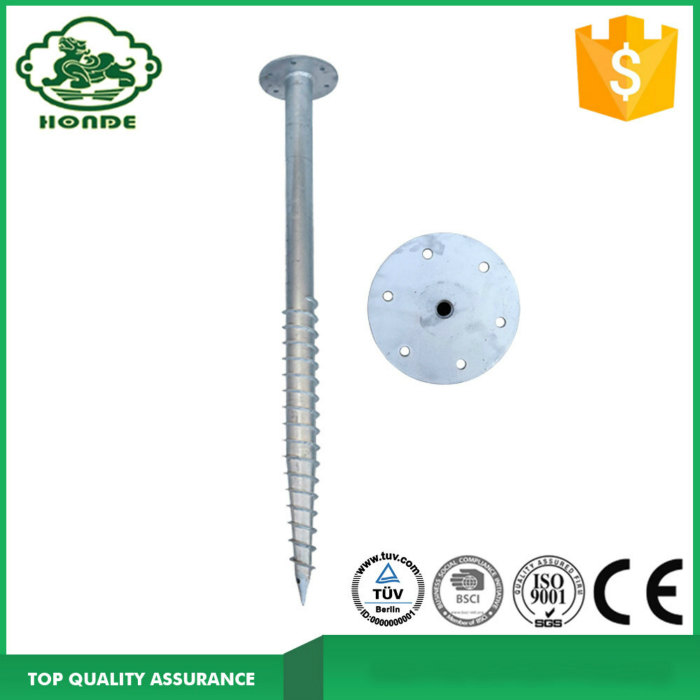 Hot Dipped Ground Screw Post Anchor