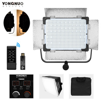 YONGNUO YN6000 Professional 600 LED Video Light 3200K-5500K Photography Wireless Transceiver Remote Control for Studio Interview