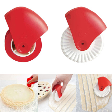 DIY Pastry Ddecoration Knife Lattice Cutter for Making Pizza Pie Noodle Maker Dough Cutting Tool Kitchen Accessories