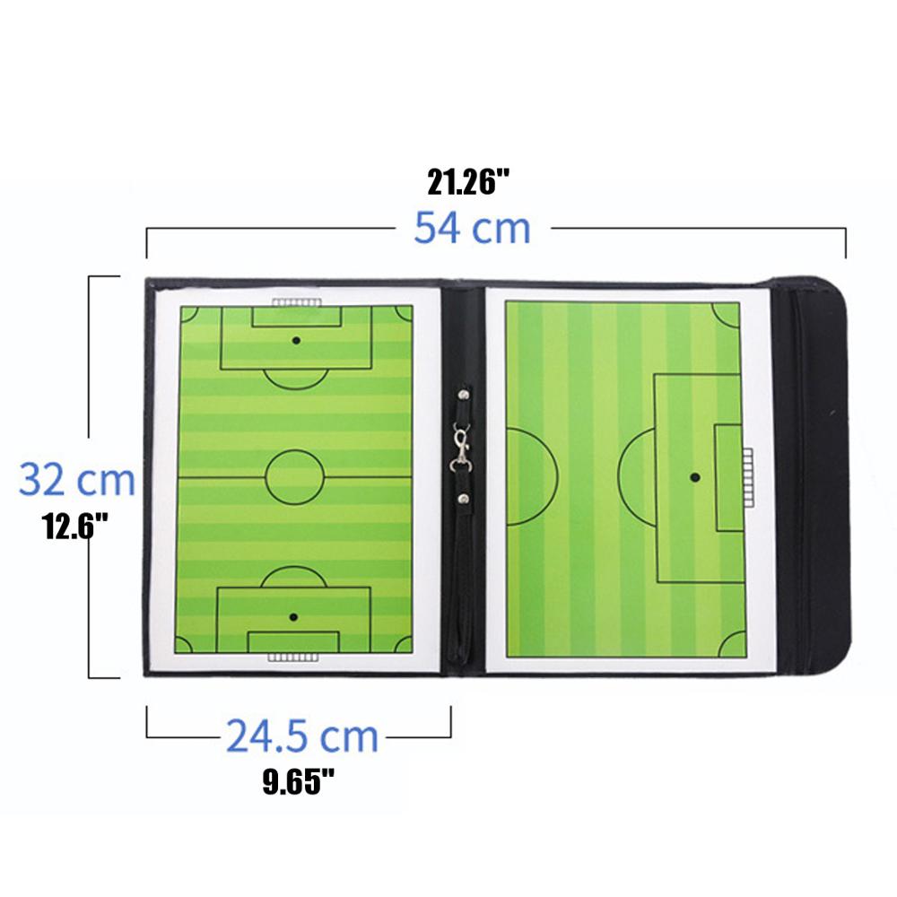Foldable Magnetic Tactic Board Soccer Coaching Coachs Tactical Board Football Game Portable Football Training Tactics Board