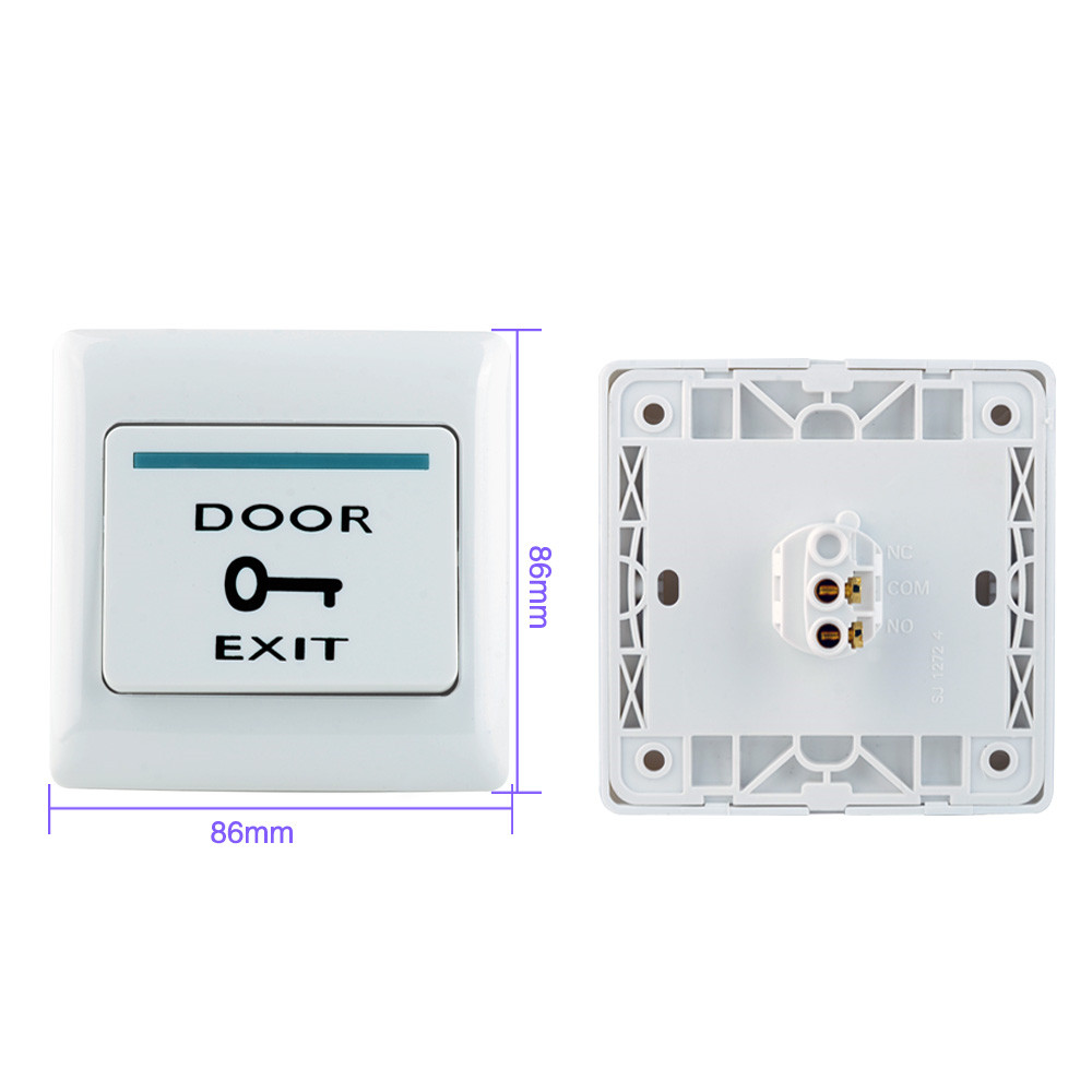 Access Control System Kit 125KHz IP68 Waterproof RFID Keypad Metal Board + Electric Lock +Door Exit Switch Power Supply Outdoor