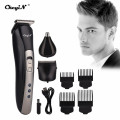 Wireless Electric Hair Clipper Rechargeable Hair Trimmer Kit Professional Ear Nose Hair Remover Sideburns Shaver Home Haircutter