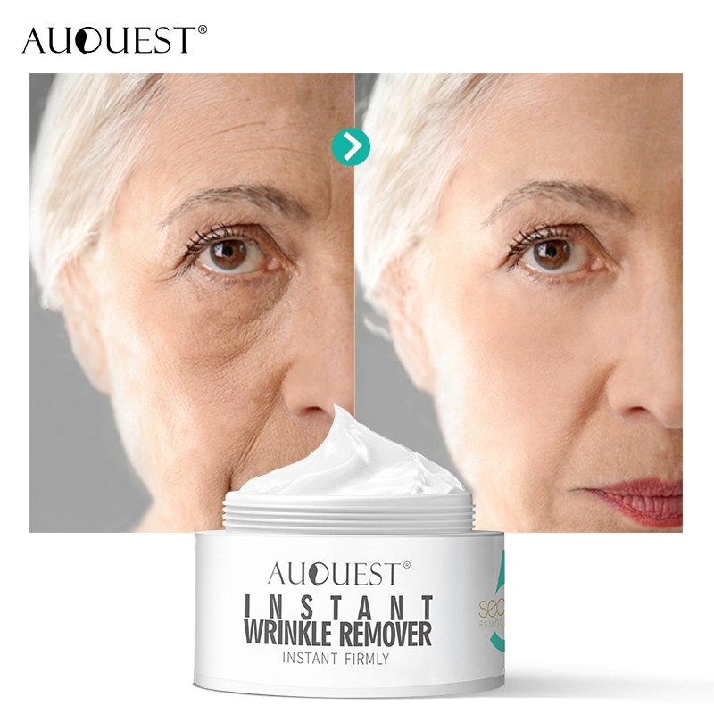 AuQuest 5 Seconds Wrinkle Remover Puffy Eyes Bag Firming Wrinkle Anti-aging Moisturizing Makeup Primer Cosme Face Skin Care