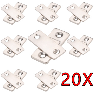 Myhomera 20 Sets / 8 Sets Strong Magnetic Door Closer Cabinet Door Catches Latch Furniture Doors Magnet Stop Cupboard Ultra Thin