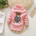 Bear Leader Girls Winter Sweaters 2021 New Fashion Autumn Kids Girl Solid Sweater Children Knitted Clothing Casual Outfit 1 8Y