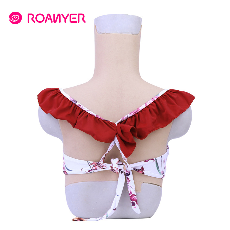 Roanyer crossdressing artificial silicone fake breast forms shemale False Boobs C Cup crossdresser pechos cosplay transgender