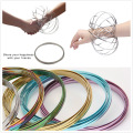 Aniti-stress Magic Toroflux Funny Flow Ring Kinetic Spring Toys Outdoor Game Toys For Children G0347