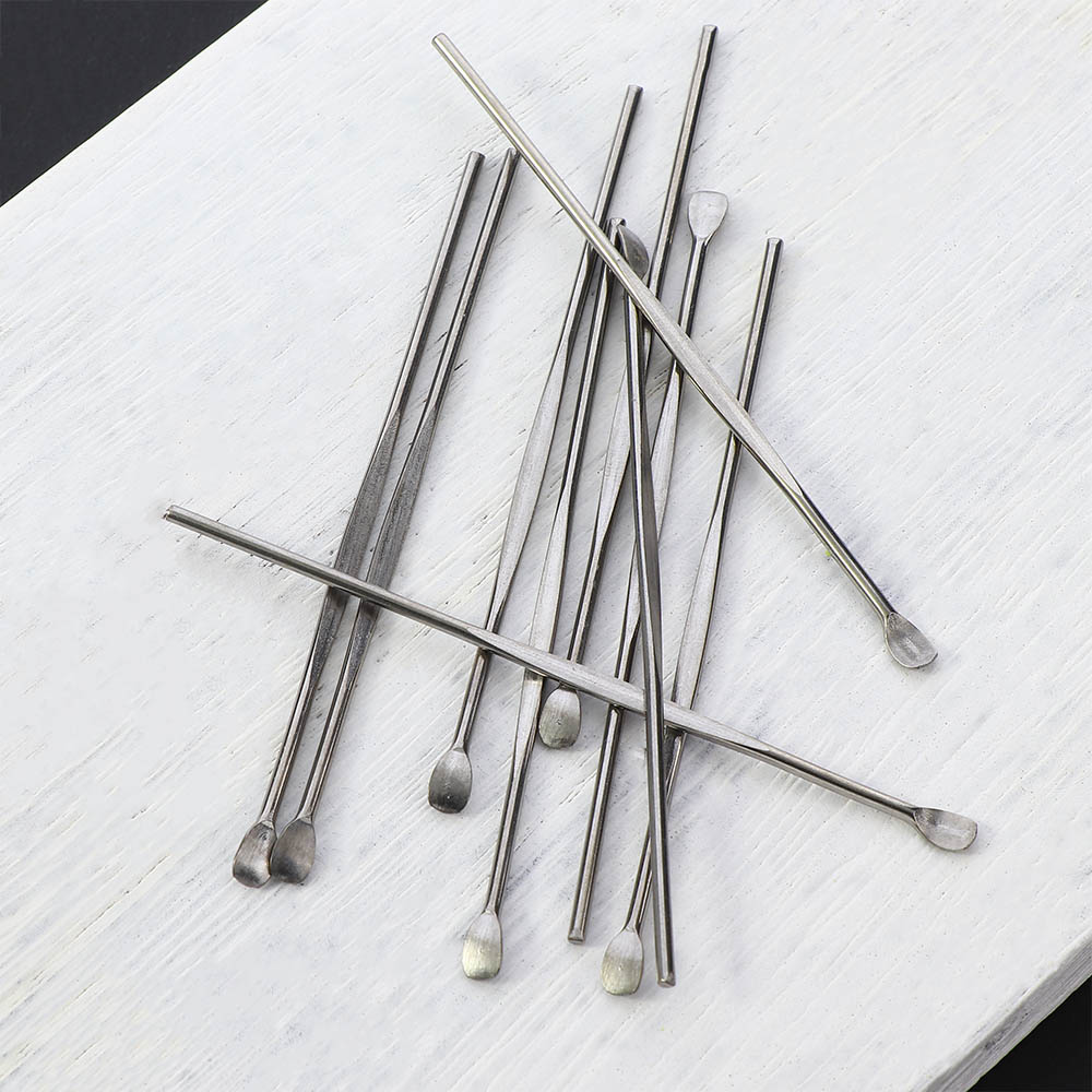 10Pcs Ear Wax Pickers set Stainless Steel Earpick Wax Remover Curette Ear Pick Cleaner Ear Cleaner Spoon Care Ear Clean Tool