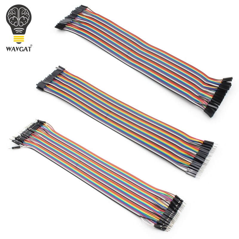 WAVGAT Dupont line 120pcs 20cm male to male + male to female and female to female jumper wire Dupont cable for Arduino