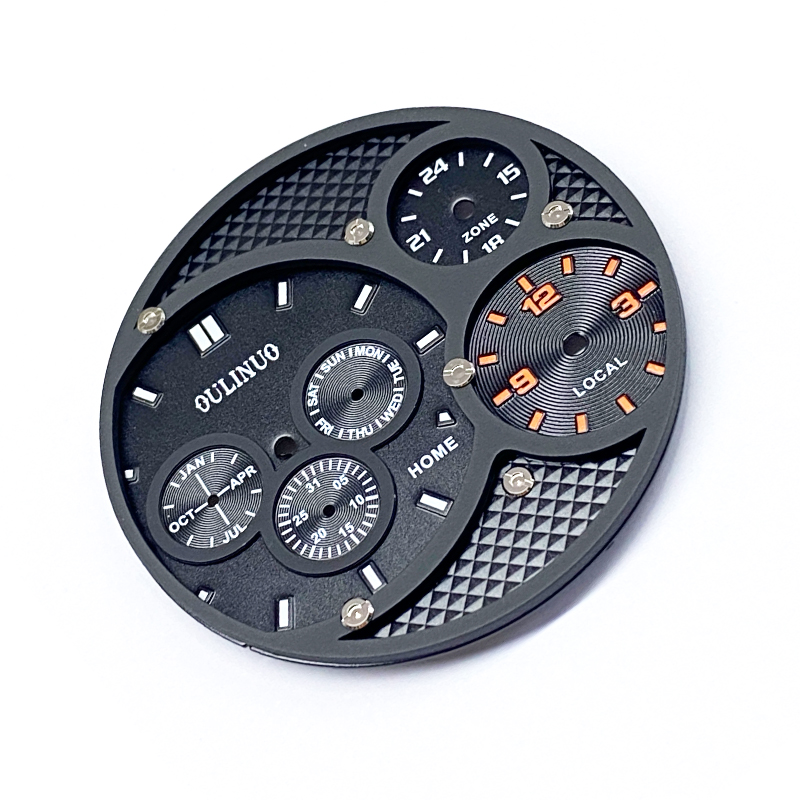 multifunction watch dial