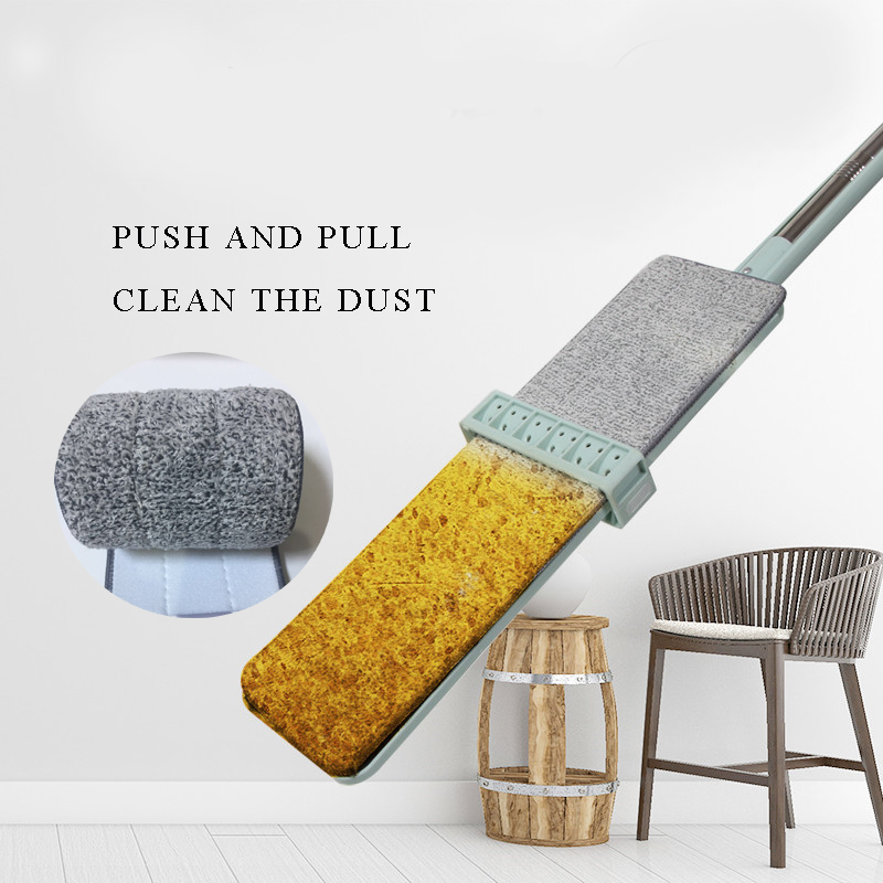 Rotating Floor Mop With Spin Free Hand Flat Mop Rag For Lazy Limpieza Hogar Microfiber Pad House Cleaning Smart Mop Kitchen