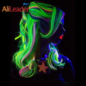 One Clip Hair Extension Luminous Decorative Glow Hairpiece