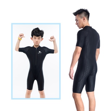 HXBY swimsuit competition swimsuits knee length boys swimwear men arena swimming competitive plus size racing suit shark NEW