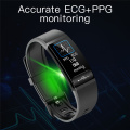 PPG ECG smart bracelet m8 blood pressure measurement band heart rate monitor smart watch H66 Activity fitness tracker wristband
