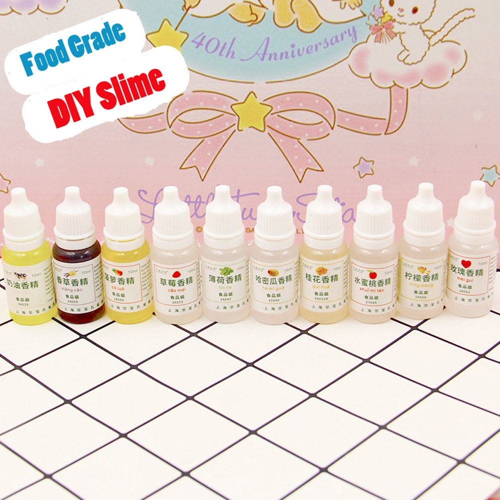 10ml Flavoring for Slime Modeling Clay DIY Slime Flavor Toys for Children Kids Creative Make Your Slime Smell Slices Flavors