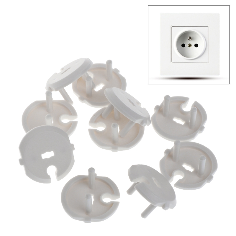 Safety 10Pcs/Lot French Standard Baby Safety Plug Socket Protective Cover Children Care