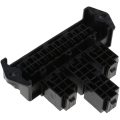 10 Way Fuse Box 4-Pin Socket Relay Fuse Holder Block Standard Fuses Load Protection