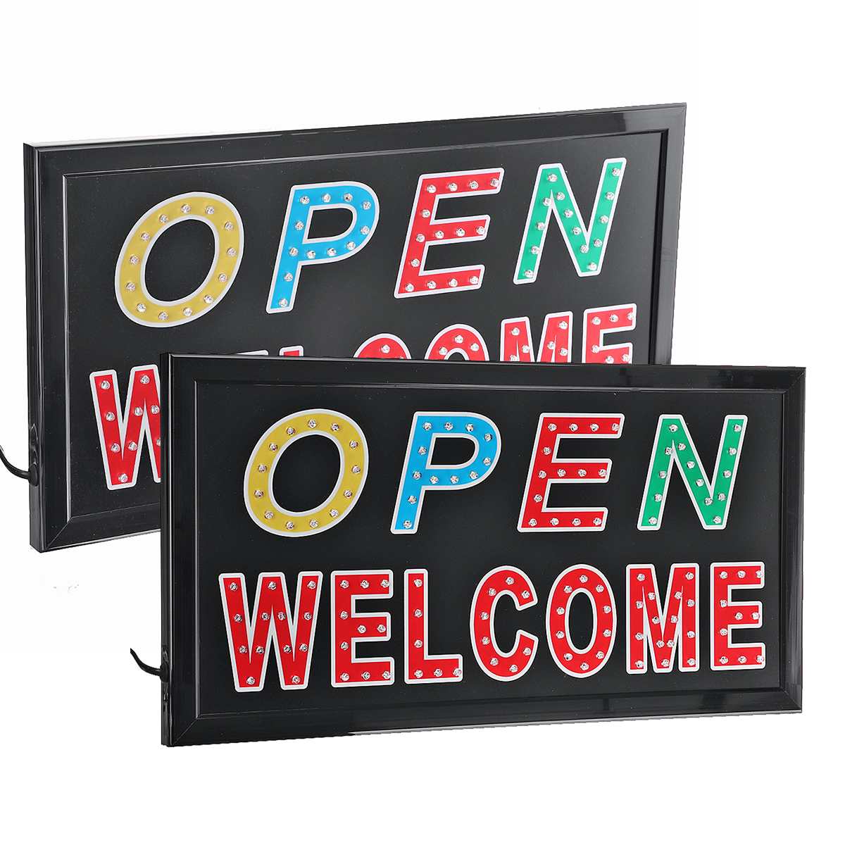 LED Store Open Sign Advertising Light Board Shopping Mall Bright Animated Motion Neon Business Store Billboard US AU Plug