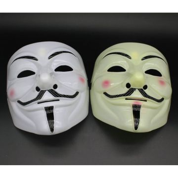 V for Vendetta Mask Halloween Horror Masks Party Maske Masquerade Cosplay Scary Masque Funny Terror Mascara Villain Joke Maska