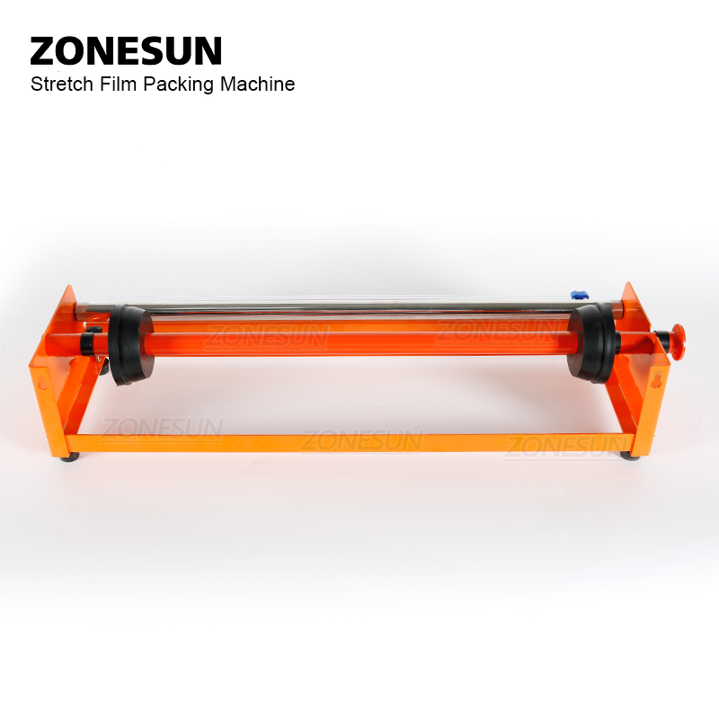 ZONESUN Manual Stretch Film Wrapping Machine Dispenser Tools Pallet Packing Equipment Film Package Machinery